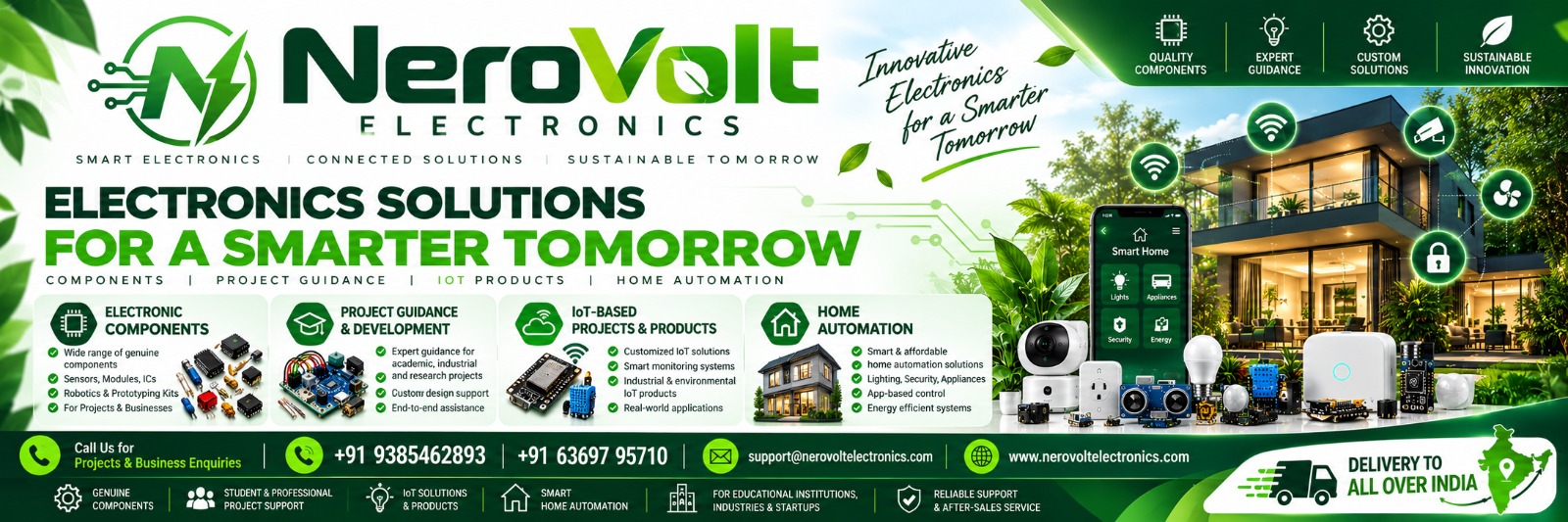 NeroVolt Electronics - electronics solutions for a smarter tomorrow